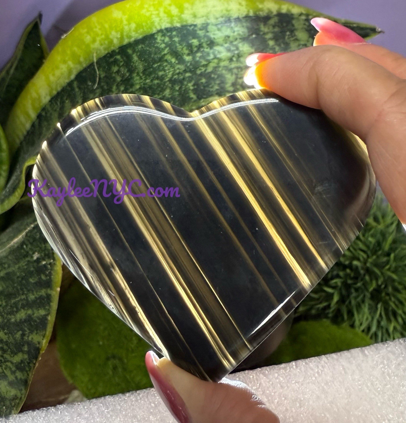 Wholesale Lot 2 Lbs Natural Ice Obsidian Crystal Heart Healing