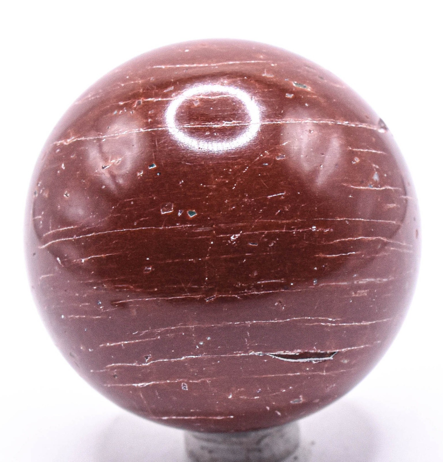 2″ Red Jasper Carved Sphere Polished Natural Gemstone Crystal Mineral Ball India