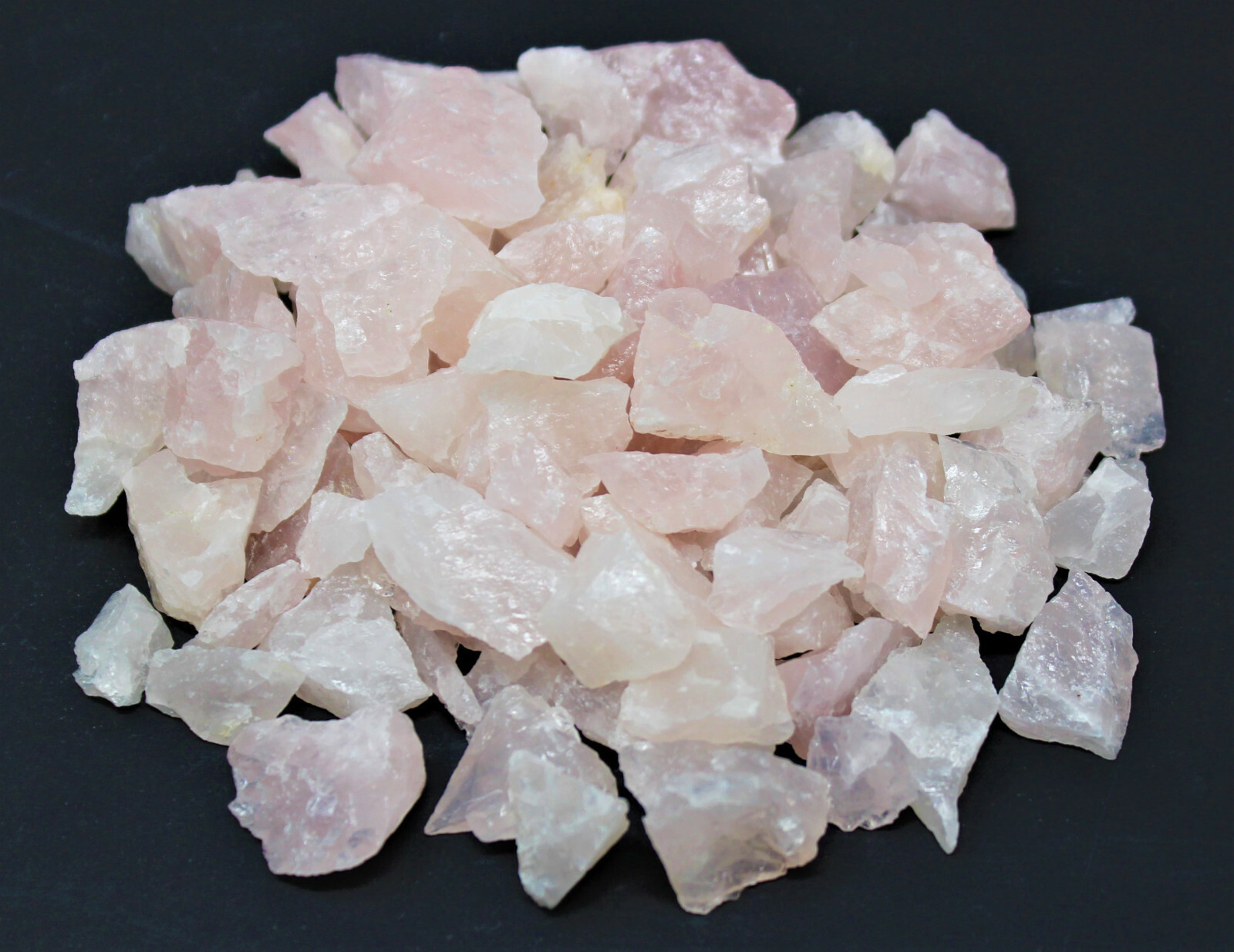 Rough Rose Quartz Cystal Chips, 0.5 – 1.25″, Raw Rose Quartz Wholesale Bulk Lots