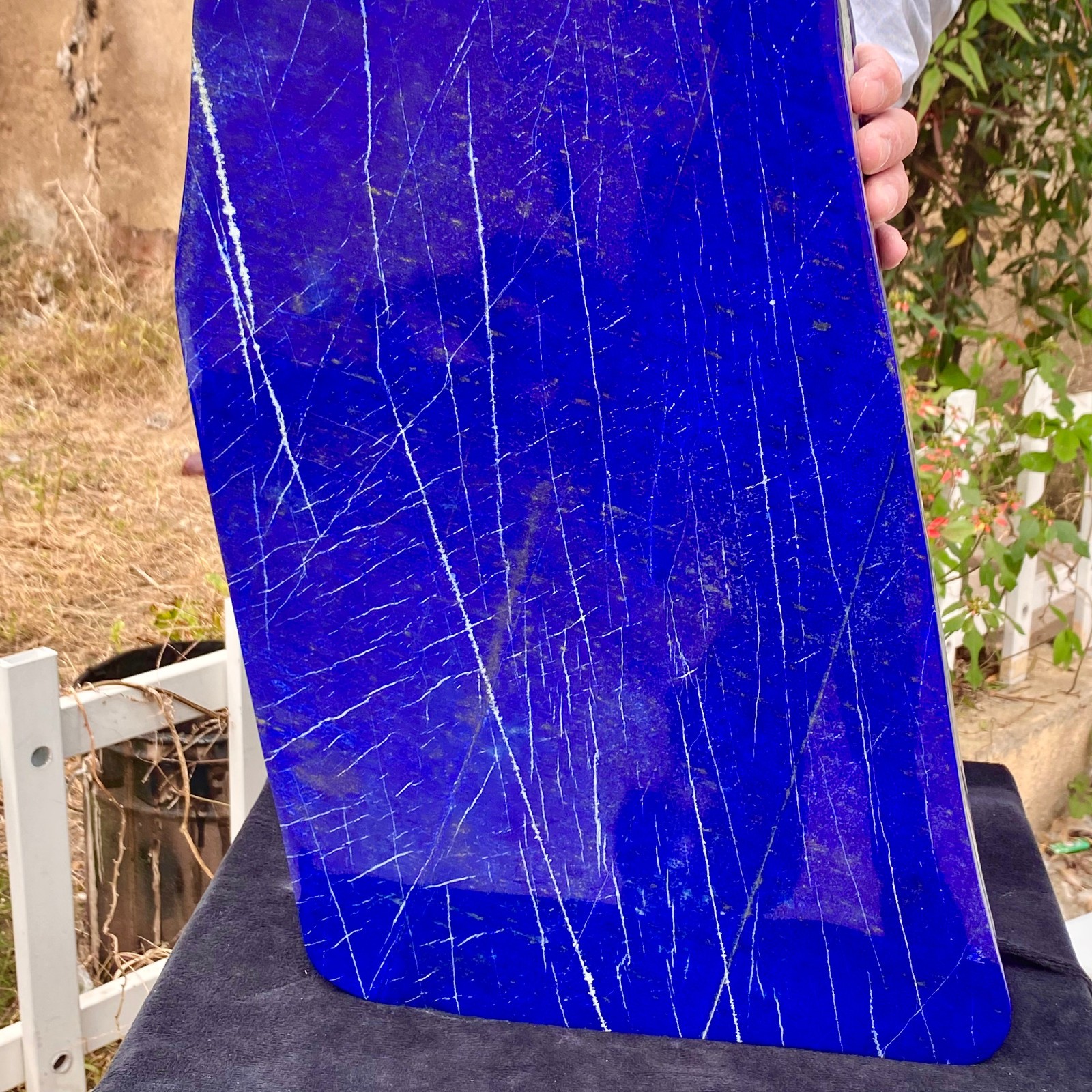 61.61LB Lapis Lazuli Freeform Polished Rough Tumble Healing Crystal Specimen Sto