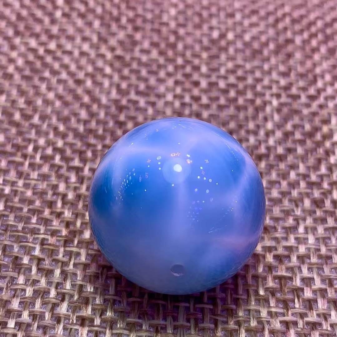20mm Natural Larimar Gemstone sphere quartz polished ball porose Reiki energy