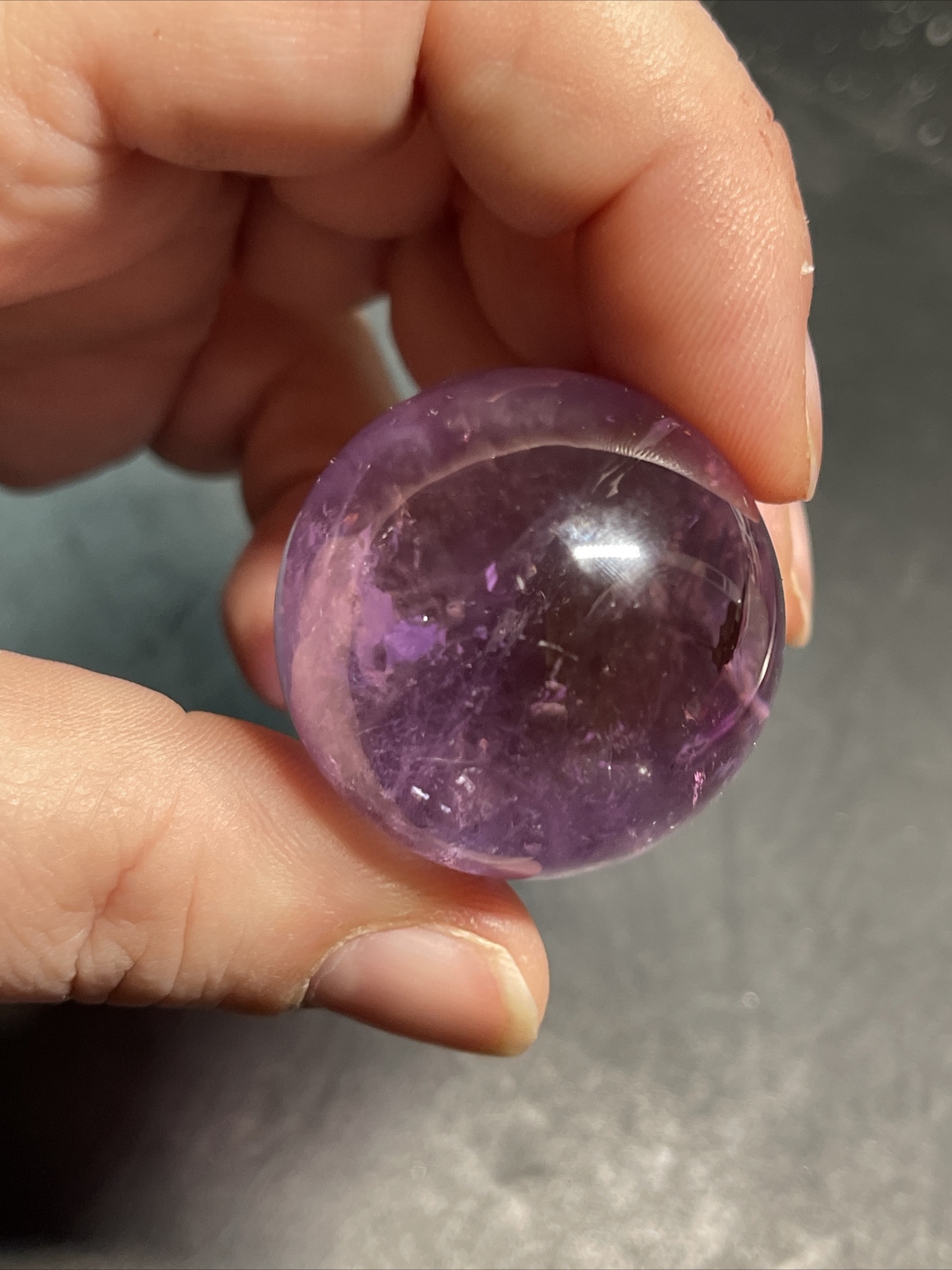 Ametrine Amethyst Citrine Sphere Ball Orb 32.1mm 47g