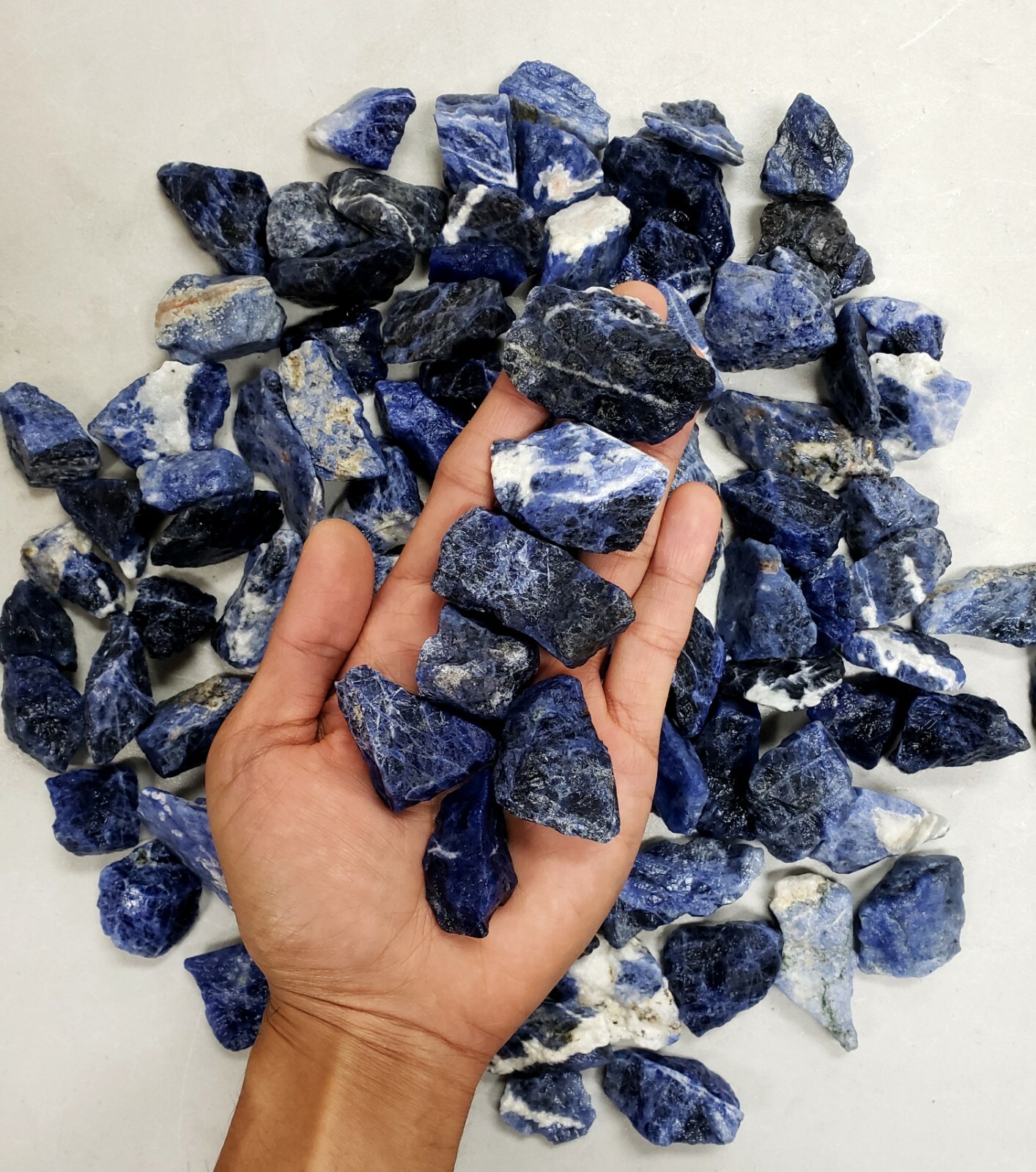 Sodalite Crystal – Sodalite Rough Stones – A Grade Raw Sodalite Wholesale Rocks