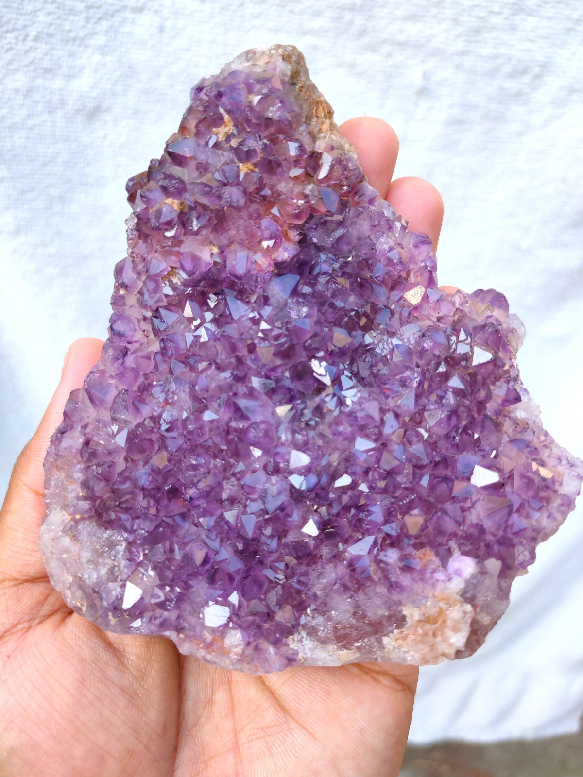 Amethyst Cluster Natural Mineral specimen Crystal rock
