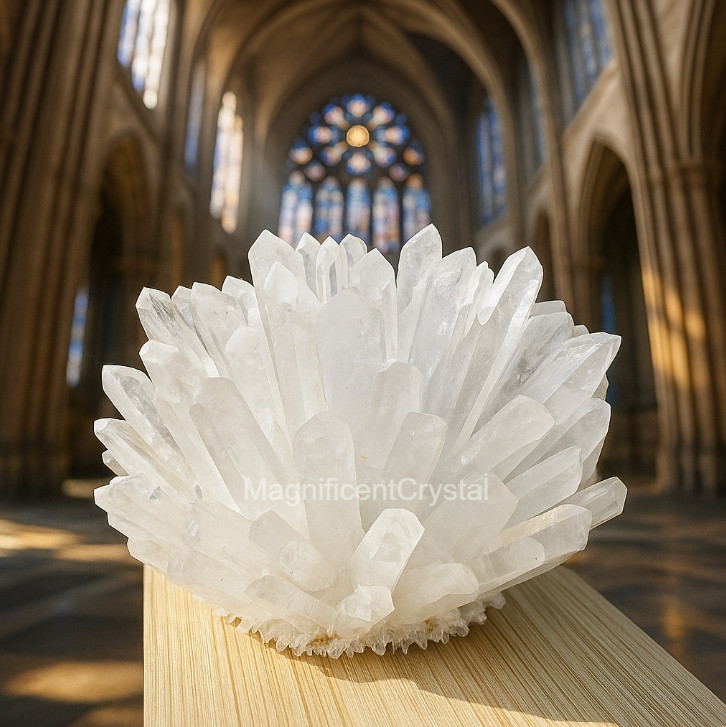 2lb+ Natural Clear Quartz Crystal Geode Cluster Decor Art Manifestation Displays