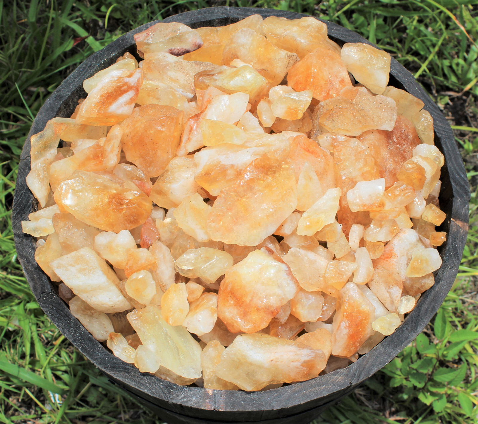 Citrine Rough Naturals Crystals: Choose How Many (Raw Citrine)
