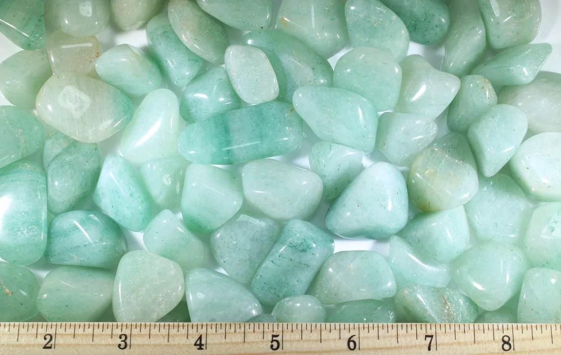 Green Aventurine Tumbled Gemstones – Bulk Wholesale Options – 1 LB