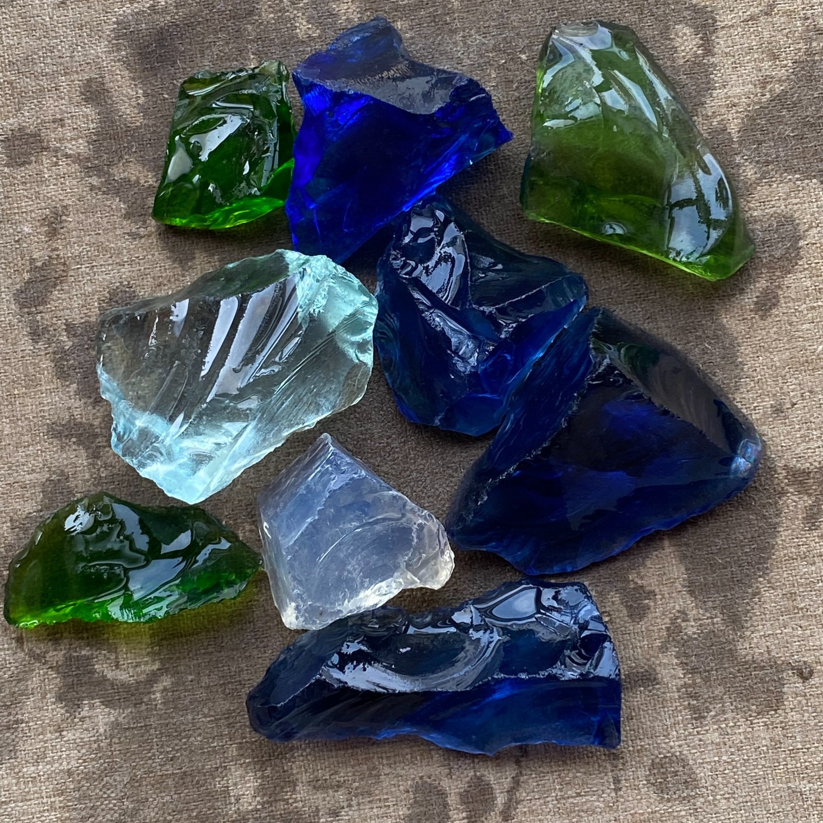 183g 7pcs ANDARA triple vortex energy monatomic crystal W433