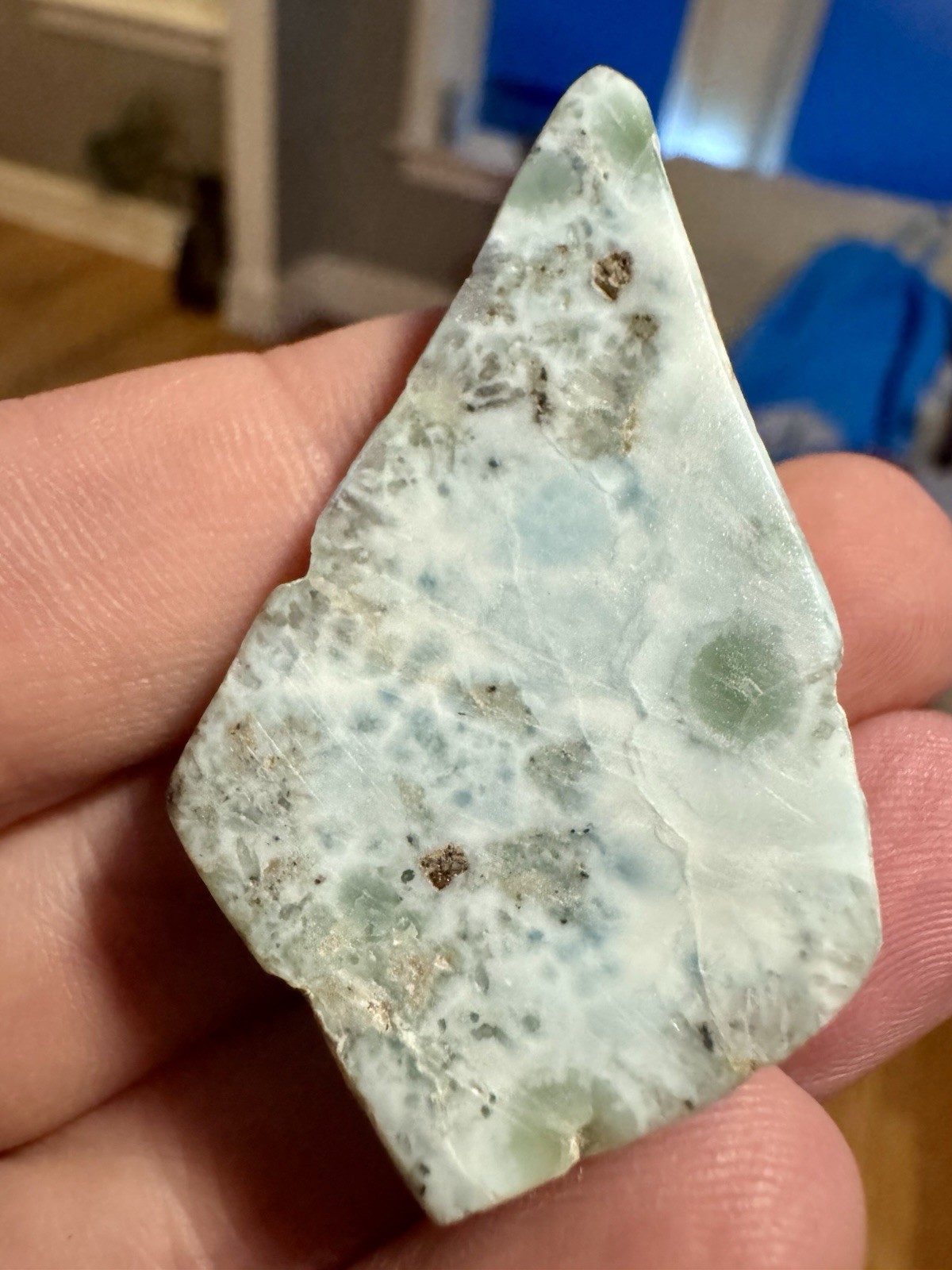 Beautiful Dominican Republic Larimar 17 Grams.