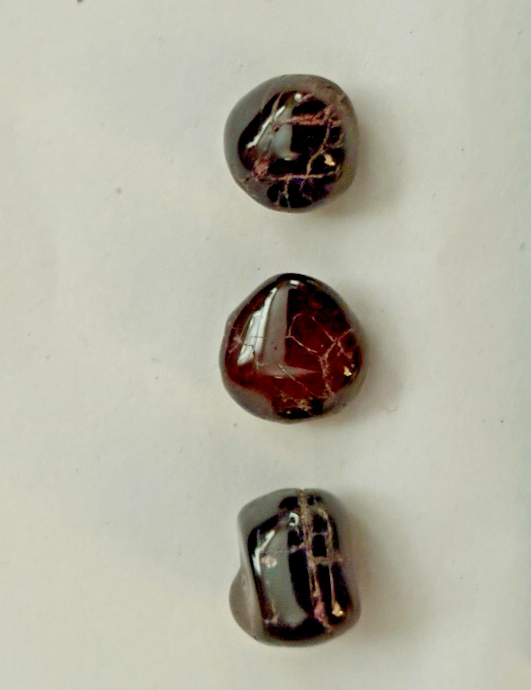 Grossular Garnet Crystals 1/2″ 3 Pieces Mineral Specimen USA 24 grams