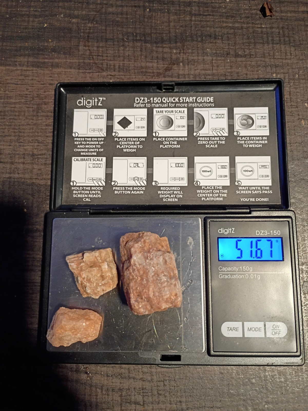 Raw Georgia Peach Feldspar Specimen – Natural Peach Orthoclase Crystal Rough