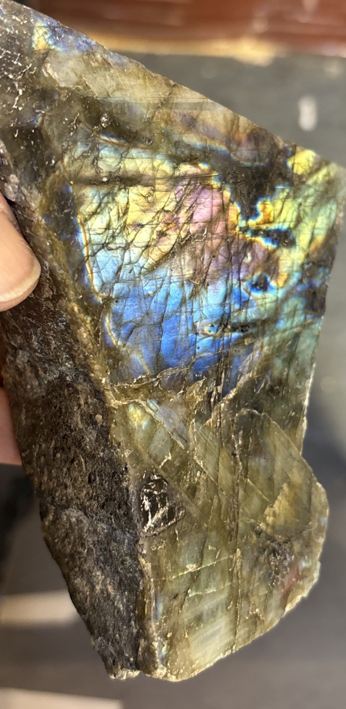 Labradorite Polished Face Madagascar 735 grams