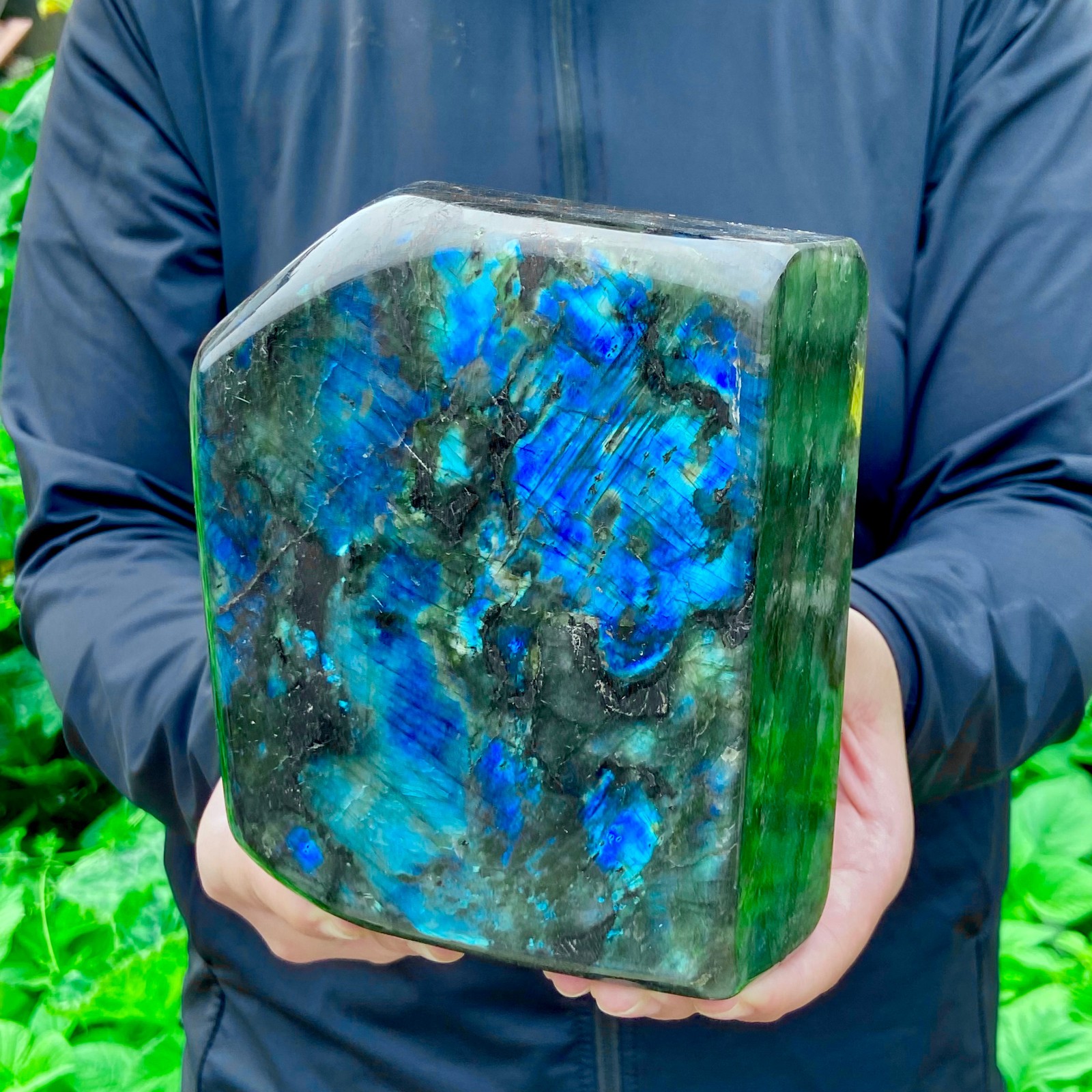 6.2LB Natural Gorgeous Labradorite QuartzCrystal Stone Specimen Healing