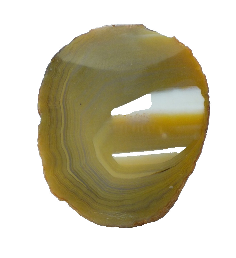 Agate fully polished Agate Half from Agate Creek Queensland Australia (EA10342)