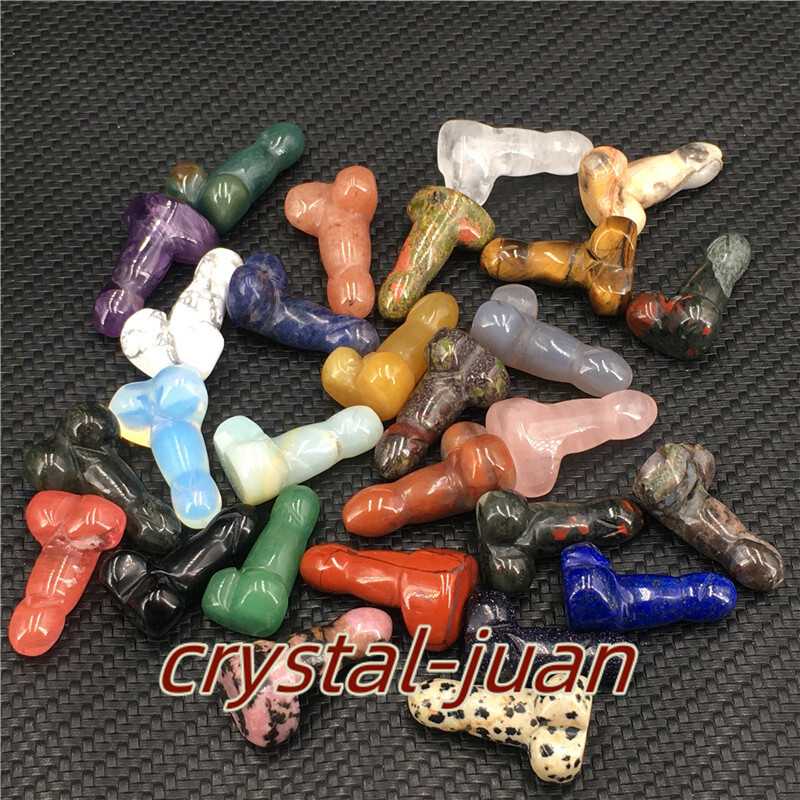 Wholesale A lot of Natural Mix Quartz Crystal Penis Skull crysta figurine