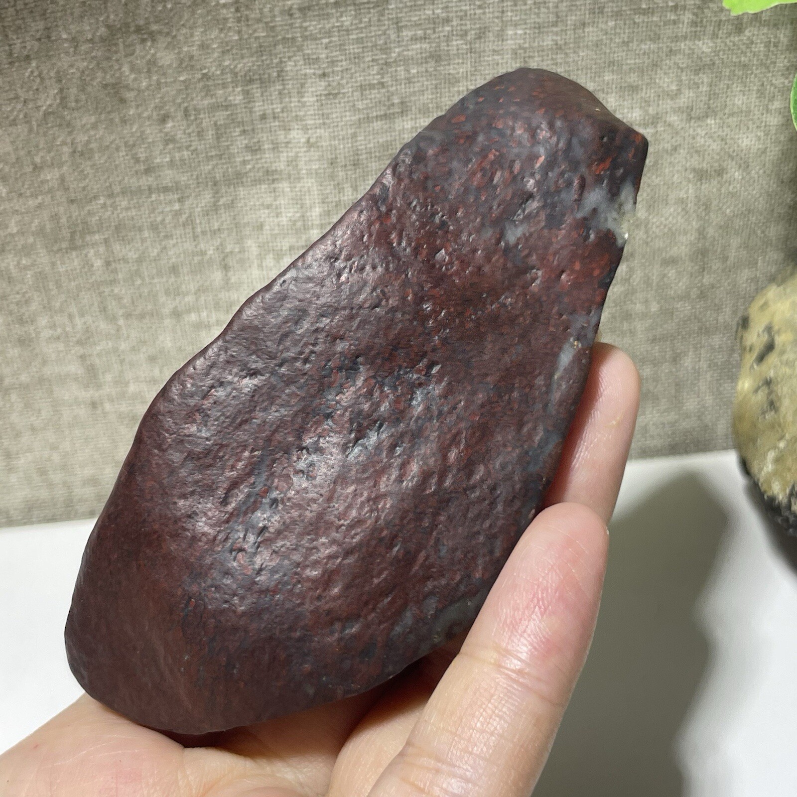 217g Natural Iddingsite meteorite specimen raw stone from China a6638