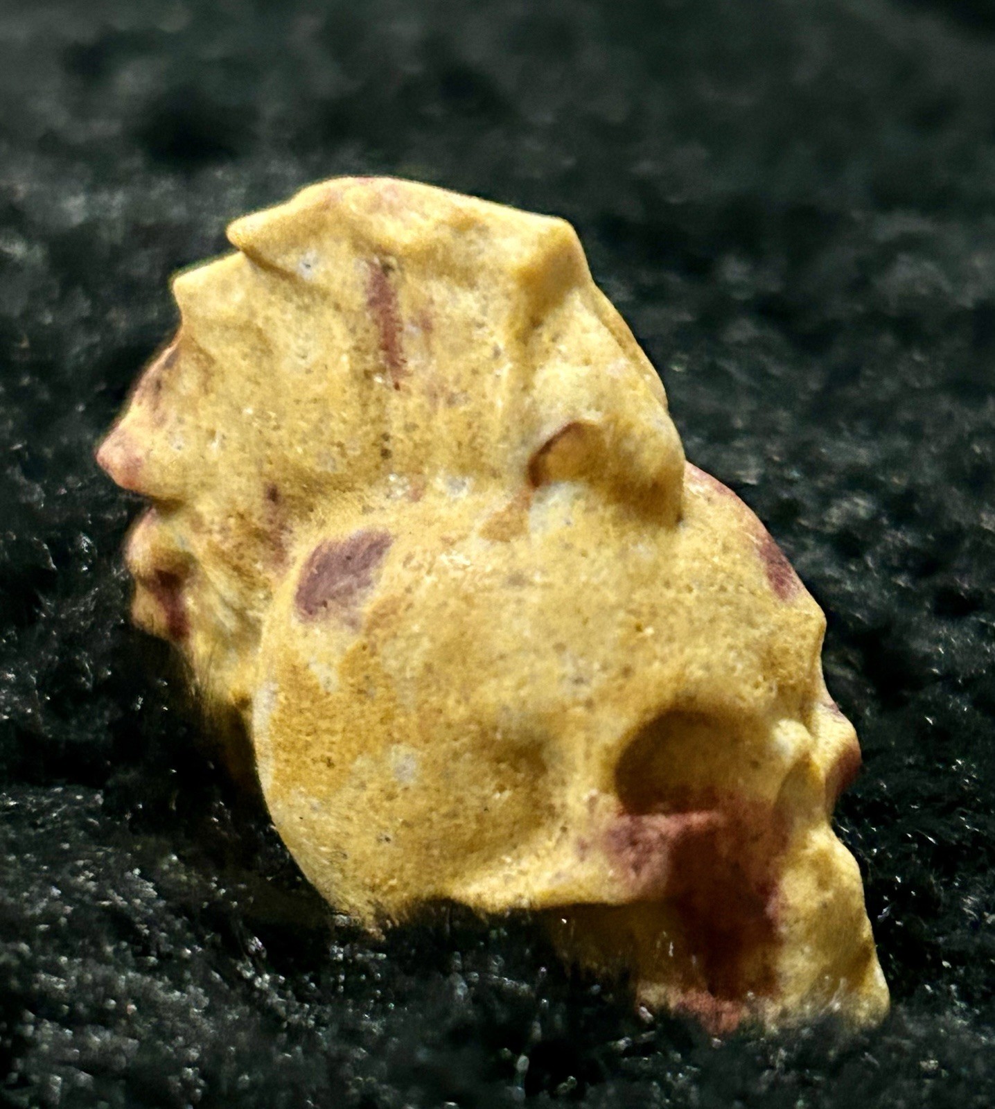 Mookaite Jasper Skull With Mohawk Crystal Carving