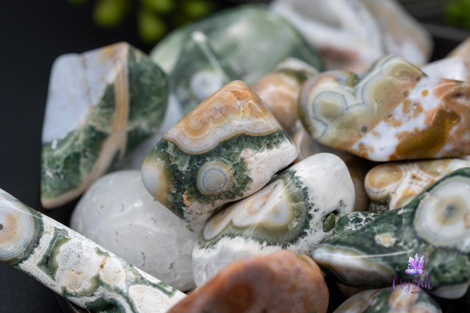8th Vein Ocean Jasper Tumble High Quality