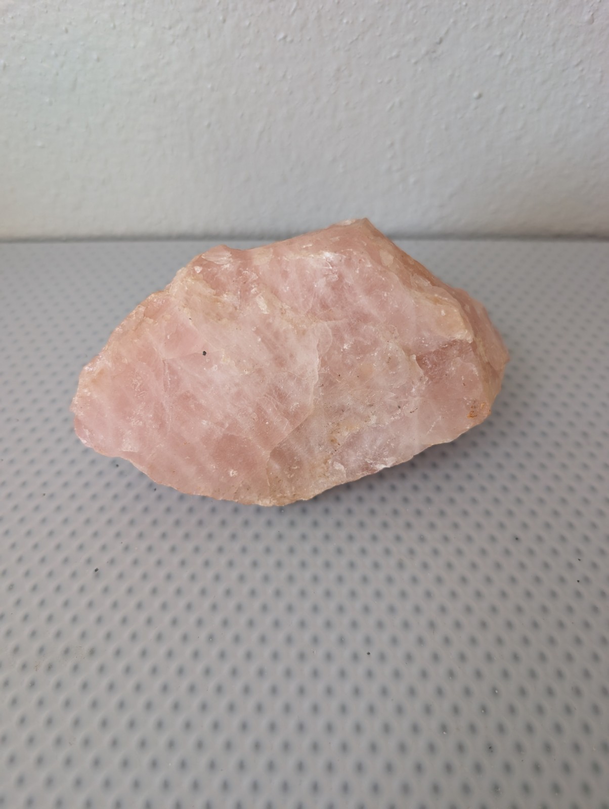 Rose Quartz Natural Rough Crystal Specimen, 1 lb 12.7 oz, Approx. 5 Inches