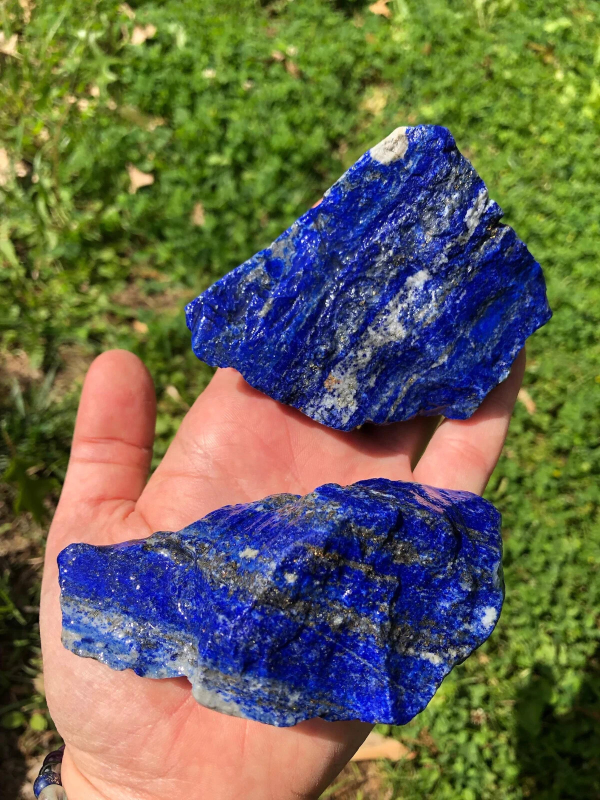 Natural Lapis Lazuli Raw Stone Crystal Mineral Specimen Healing Energy Gifts