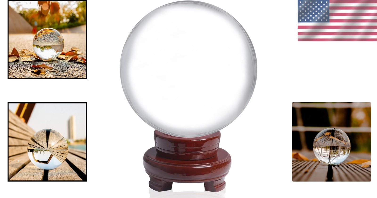 4.7 inch Clear Glass Ball for Divination and Decoration