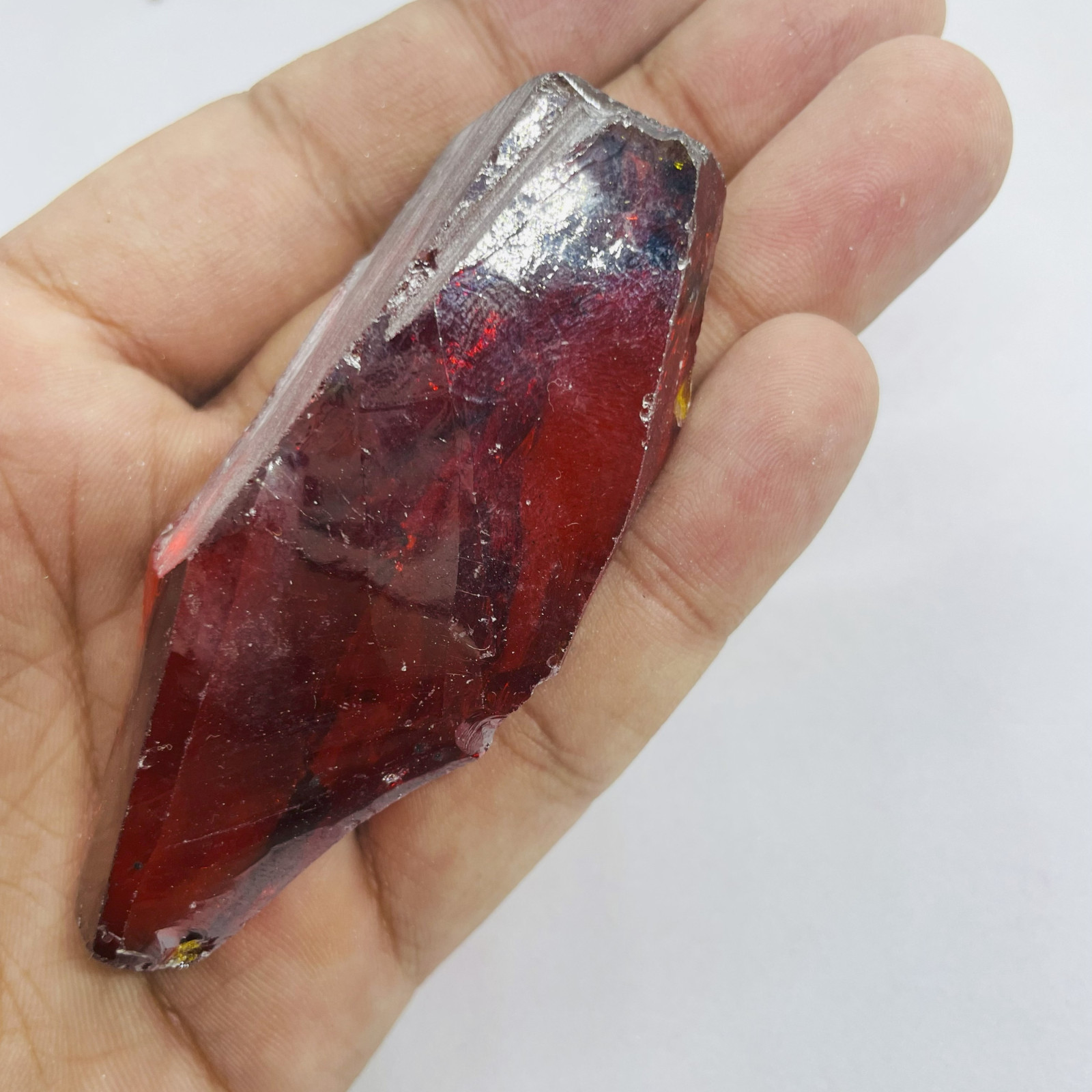 Untreated Natural Orange Zircon Rough Stone 300-400ct| Healing Raw Crystal