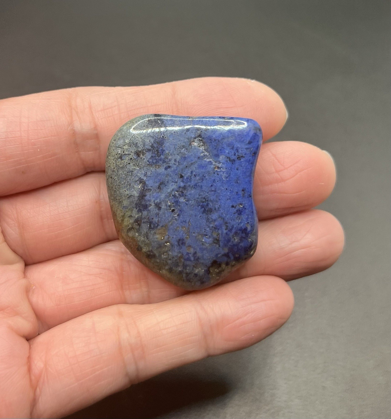 Dumortierite Genuine Stones from Mozambique 3pcs 91.4g Total