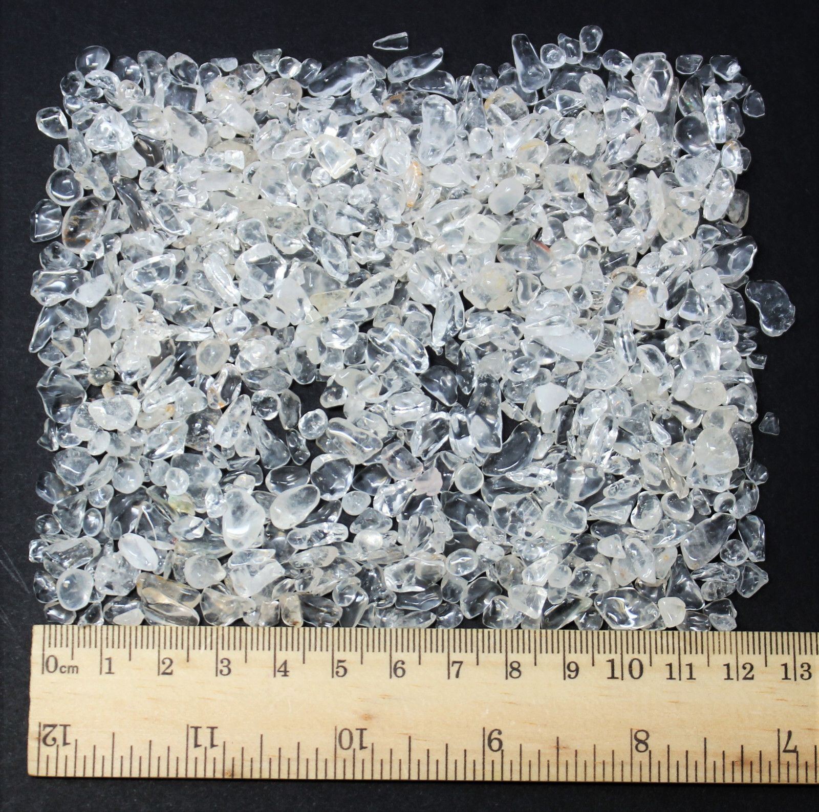 1/2 lb Bulk Loose CLEAR QUARTZ Semi Tumbled Gemstone Mini Chips 5 – 15 mm 8 oz