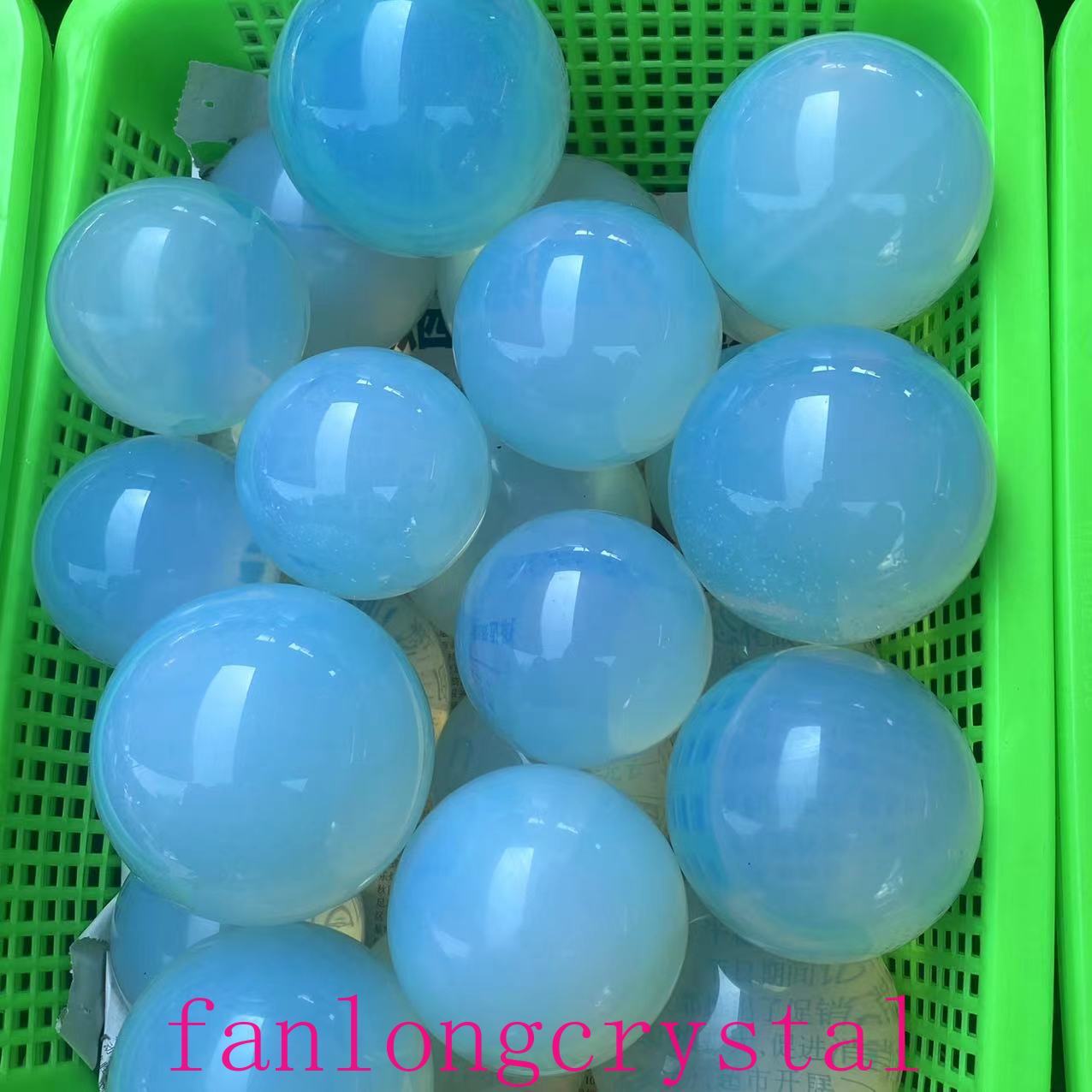 Top Opalite ball rainbow quartz crystal sphere gem reiki healing 55mm