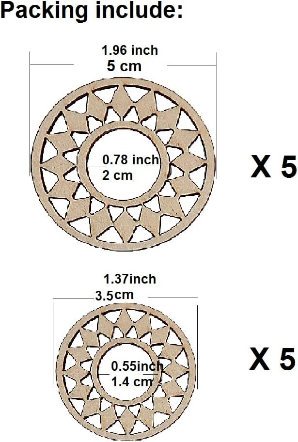 10 PCS Wood Crystal Ball Stand for 20 – 100 Mm Sphere, Wooden Sphere Holder, Cry