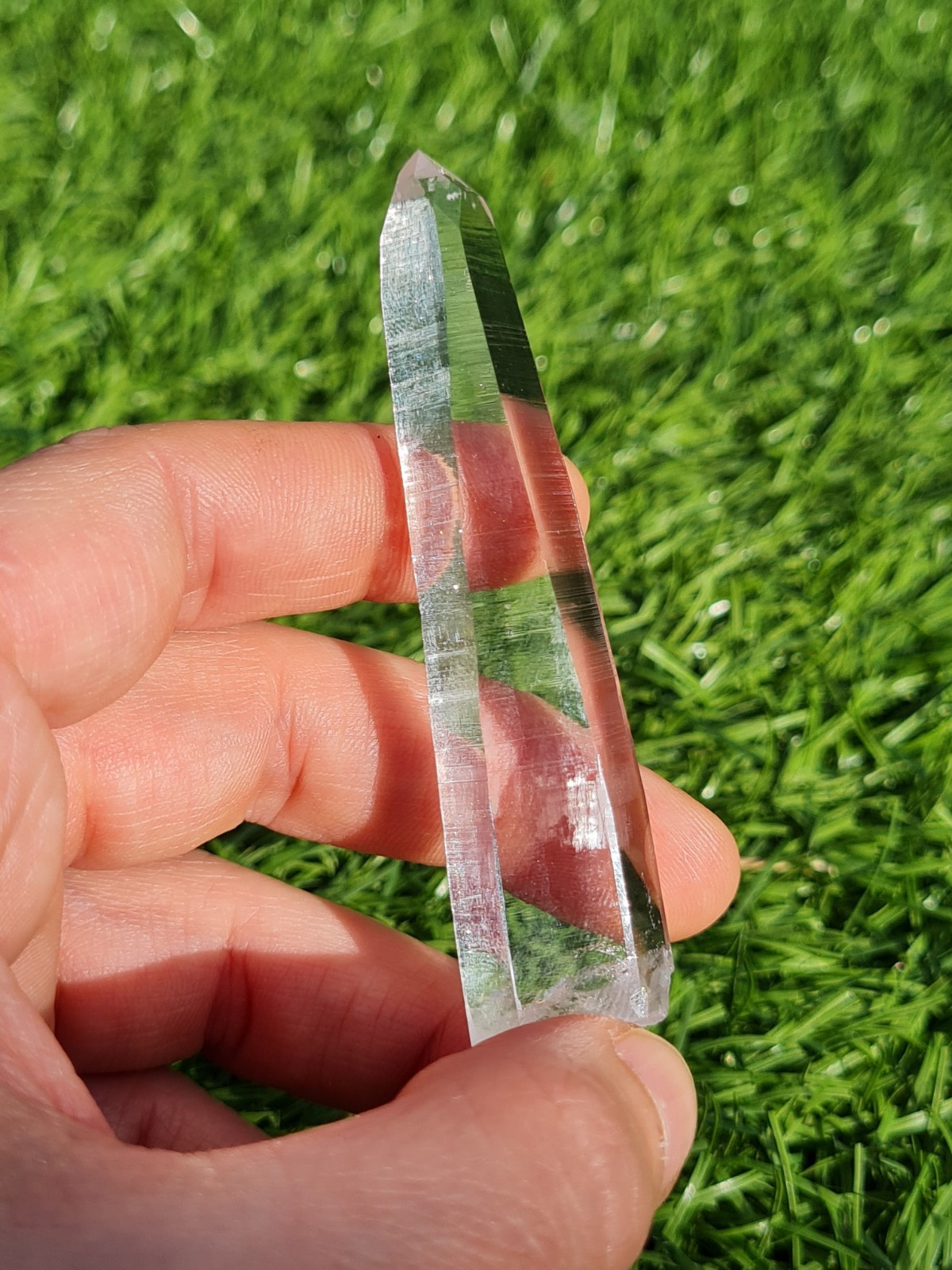 Himalayan Clear Quartz Point Nepal High Clarity Akashic Lines High Altitude 25g