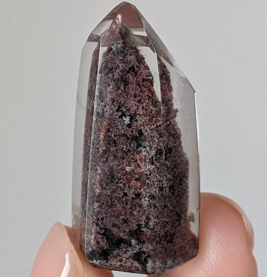 Garden Quartz Tower Mountain of Red Pink Grey Green Crystal Point Cute Gemstone