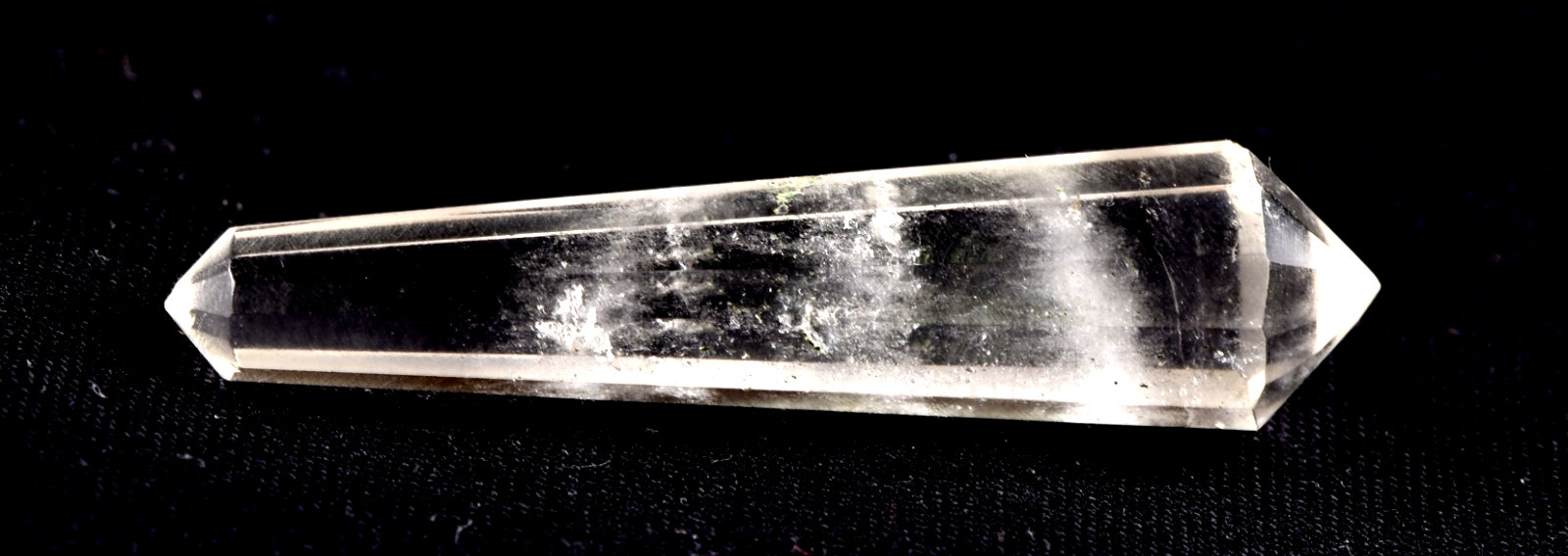 Satyaloka satyamani region quartz d.t pocket wand synergy 12 crystal #8044