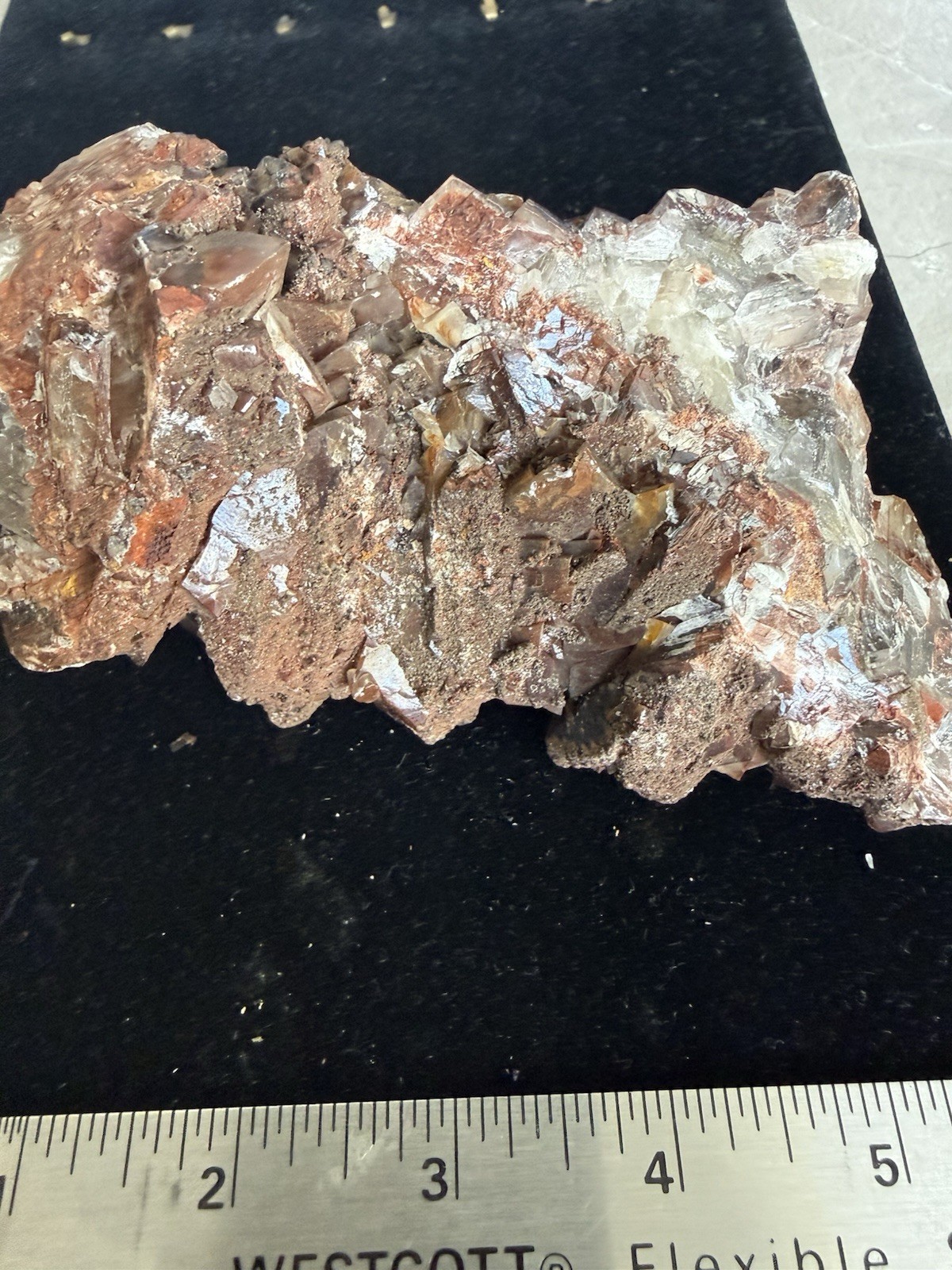 Natural Crystal Cluster Mineral Specimen, Multiple Points, Approx. 5 in Display