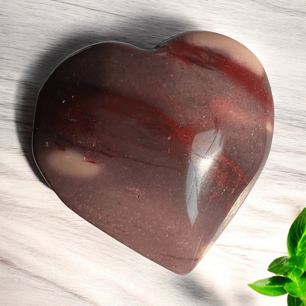 Mookaite Jasper Crystal Heart