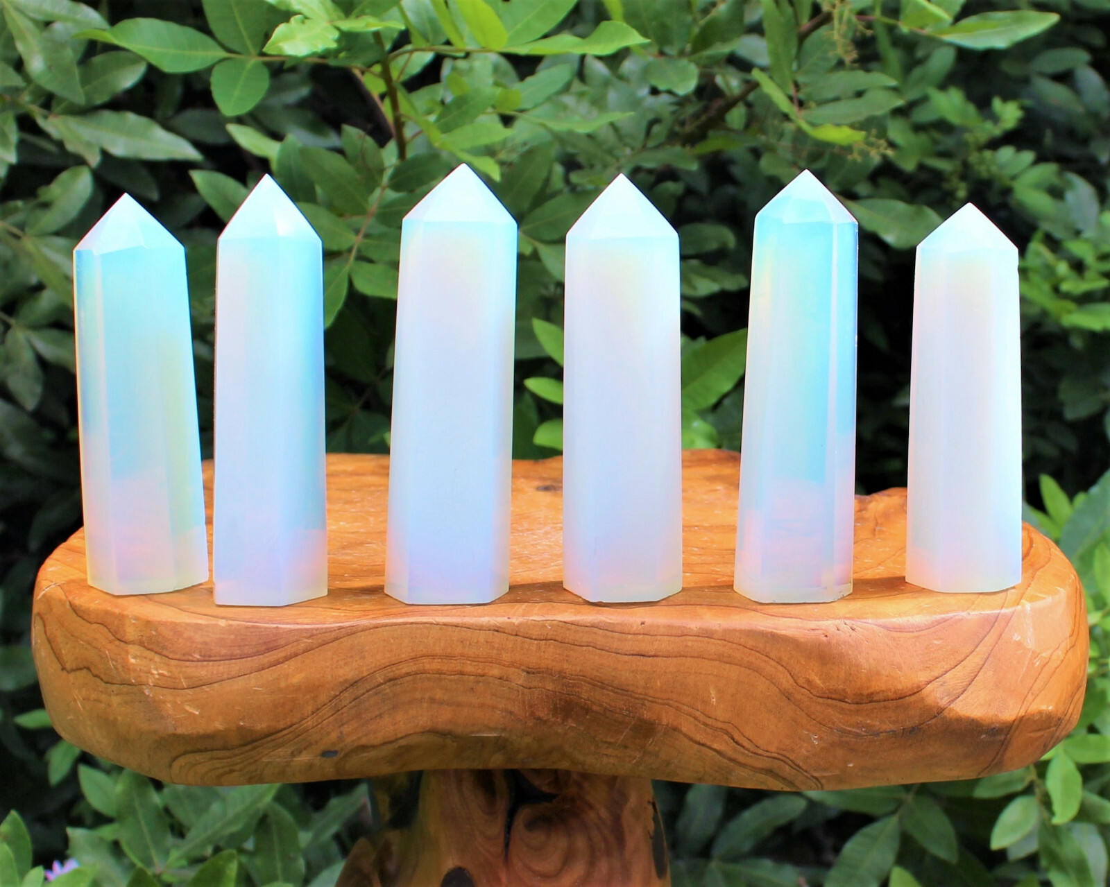Opalite Obelisks, 2.5 – 4″ (6-Sided Opalite Crystal Towers)
