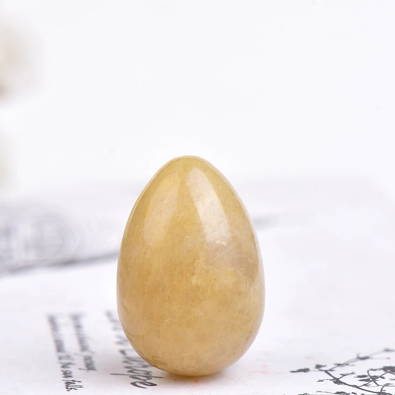Natural Healing Crystal Egg Jade Stone Women Pelvic & Vaginal Health Care Crafts