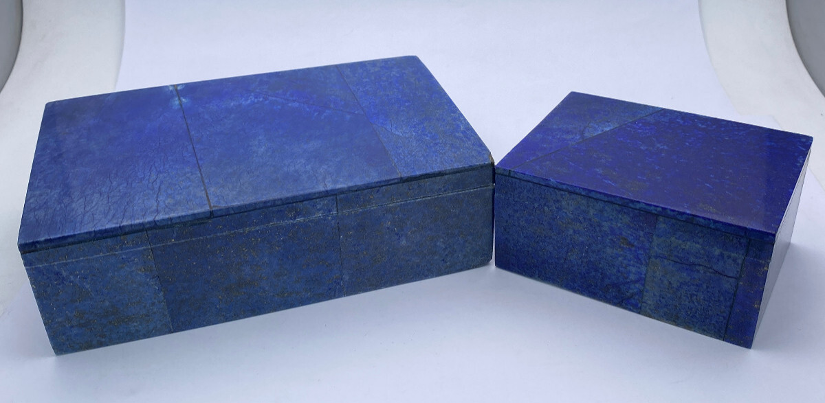 Handmade Lapis Lazuli Mosaic jewelry Box – A Touch of Luxury for Your Space