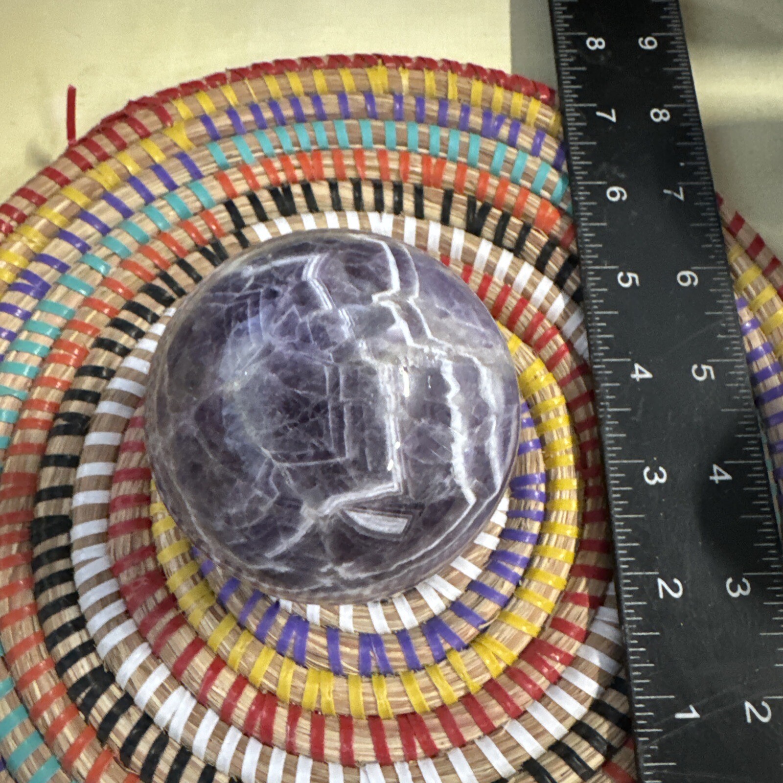 Large Amethyst Crystal Sphere 6.8 Cm 450 Grams crystals UK Sellers F45 #4