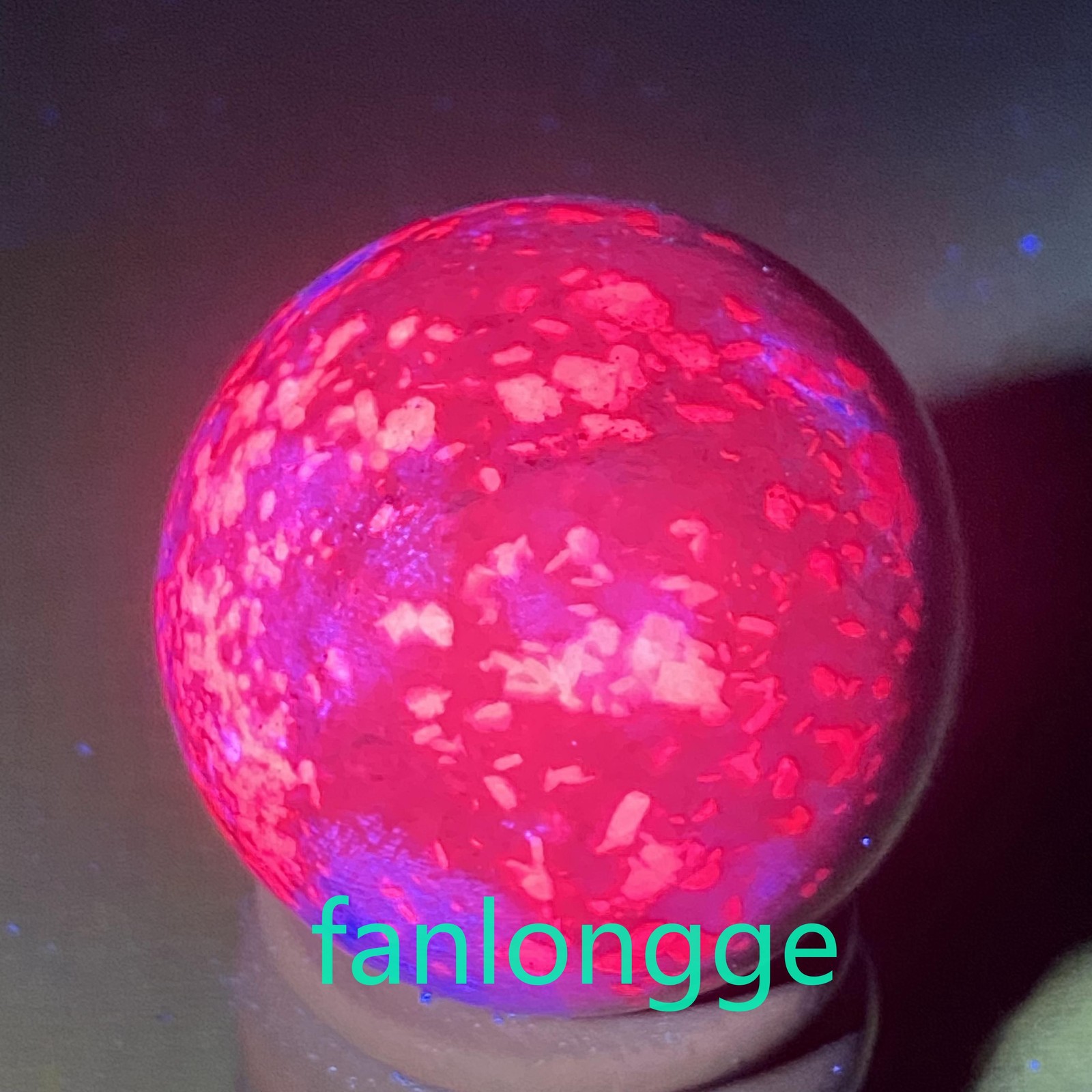 1pcs Natural ruby/kyanite Ball Quartz Crystal Polished Sphere Reiki Gift 50mm