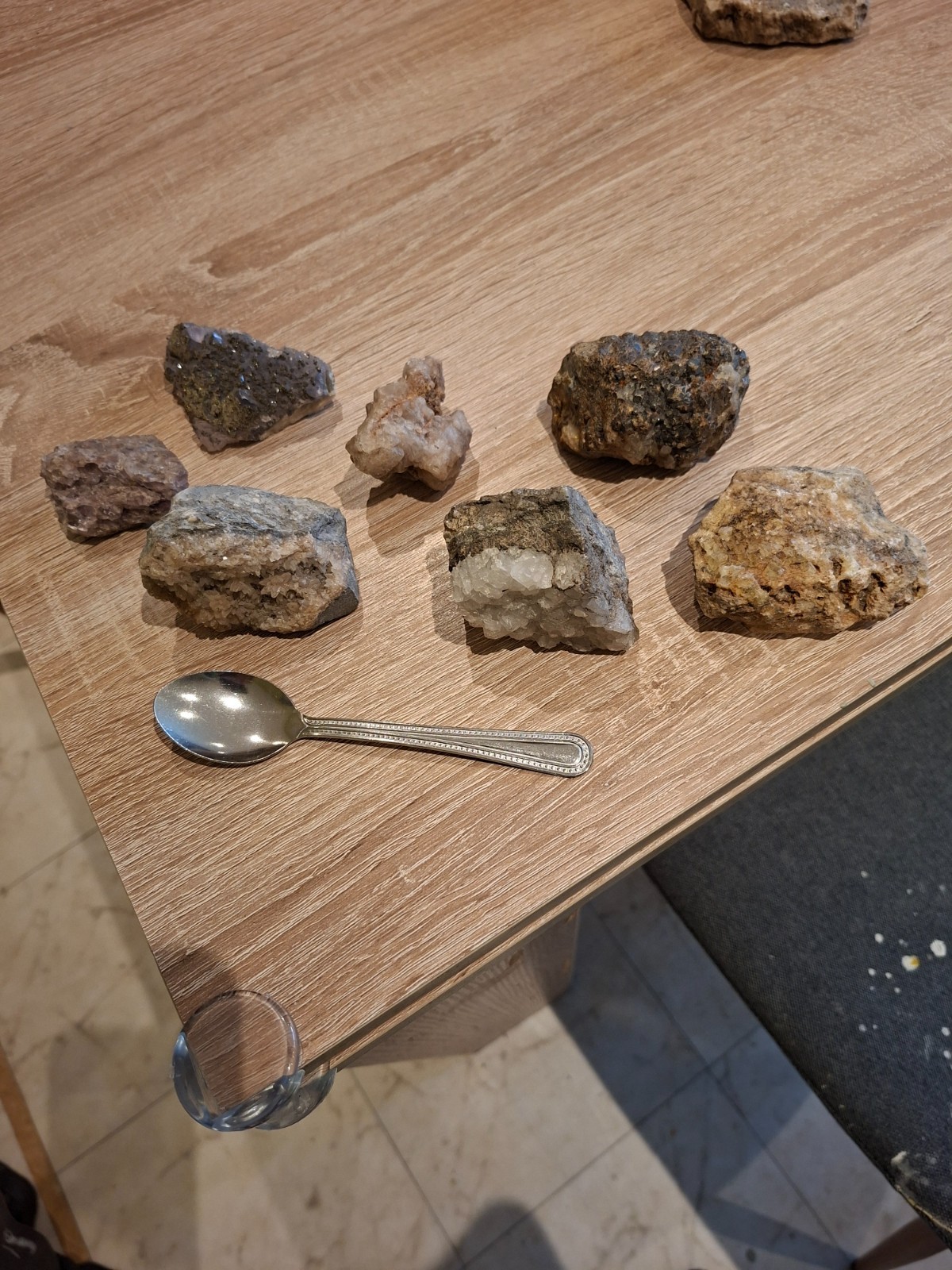Mixed Mineral & Crystal Specimen Collection Quartz Type Pieces