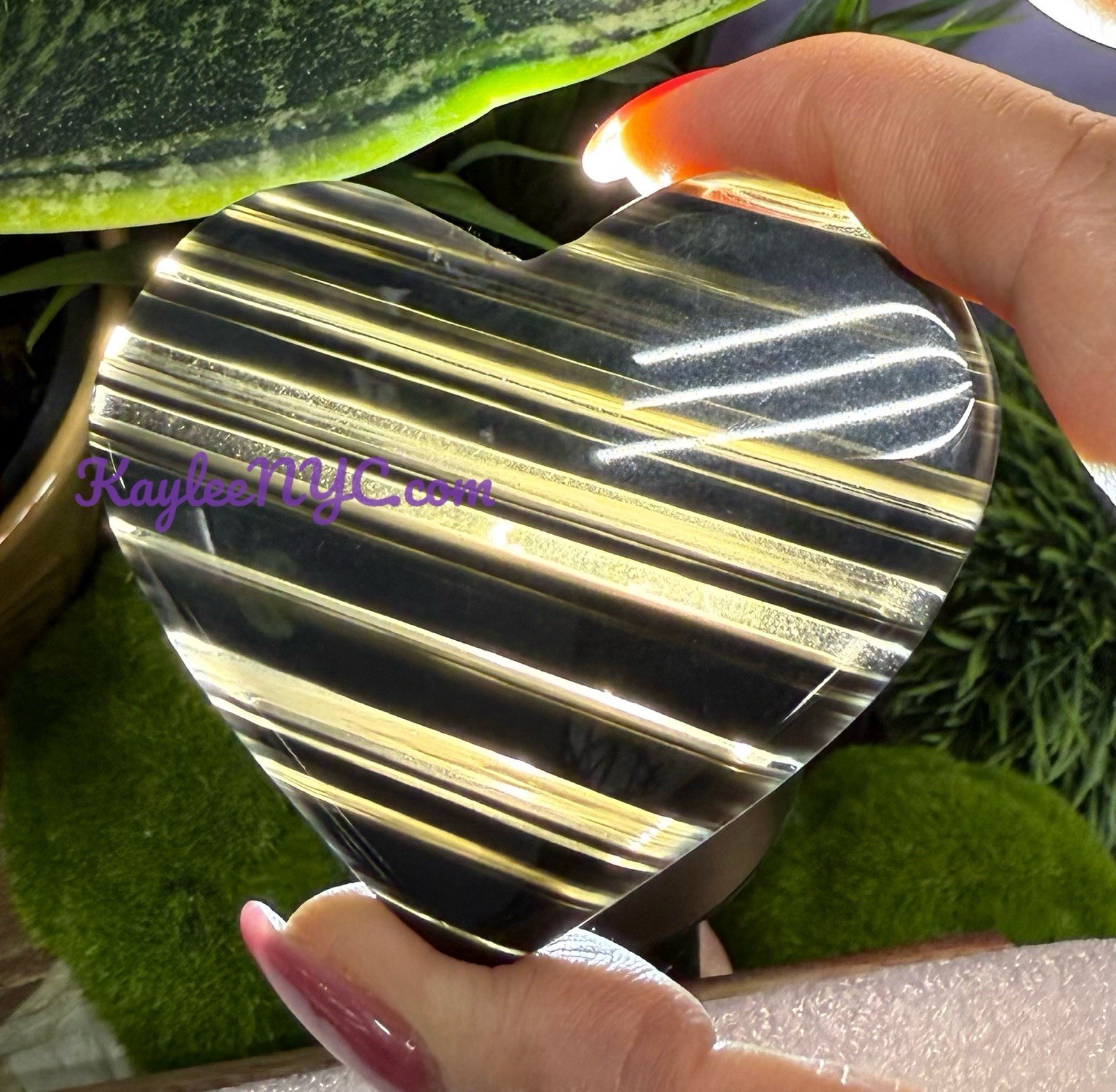 Wholesale Lot 2 Lbs Natural Ice Obsidian Crystal Heart Healing