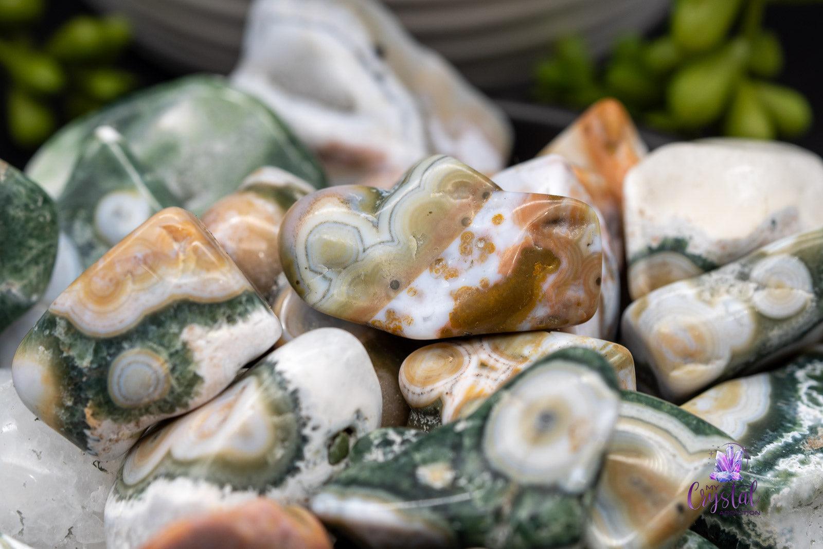 8th Vein Ocean Jasper Tumble High Quality