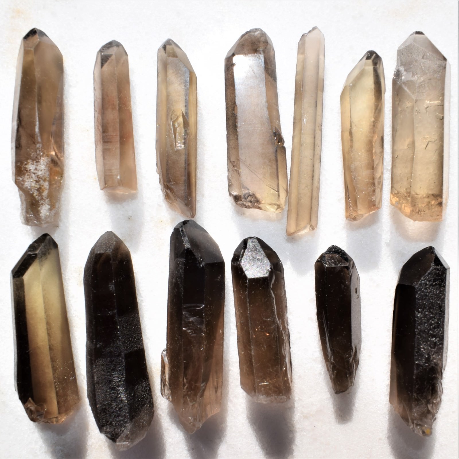 A-Grade Smokey Quartz Crystal Pendant + 20″ Stainless Steel Chain & Charger