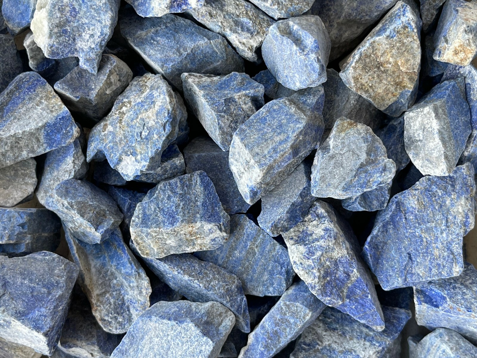 Grade A+ Large Lapis Lazuli Raw Stone 1-2 Inches, Wholesale Bulk Lot