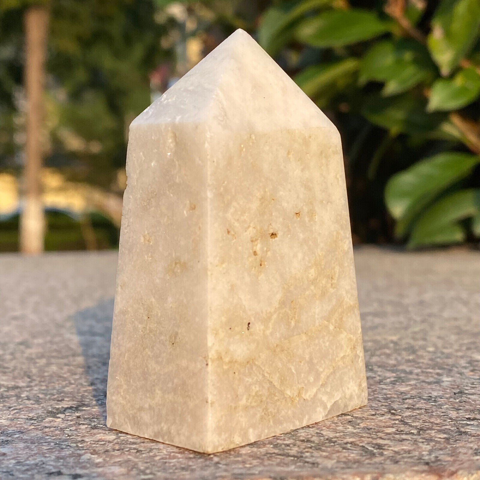 122g Natural Amethyst Pink Powder Crystal Obelisk Quartz Pillars Healing