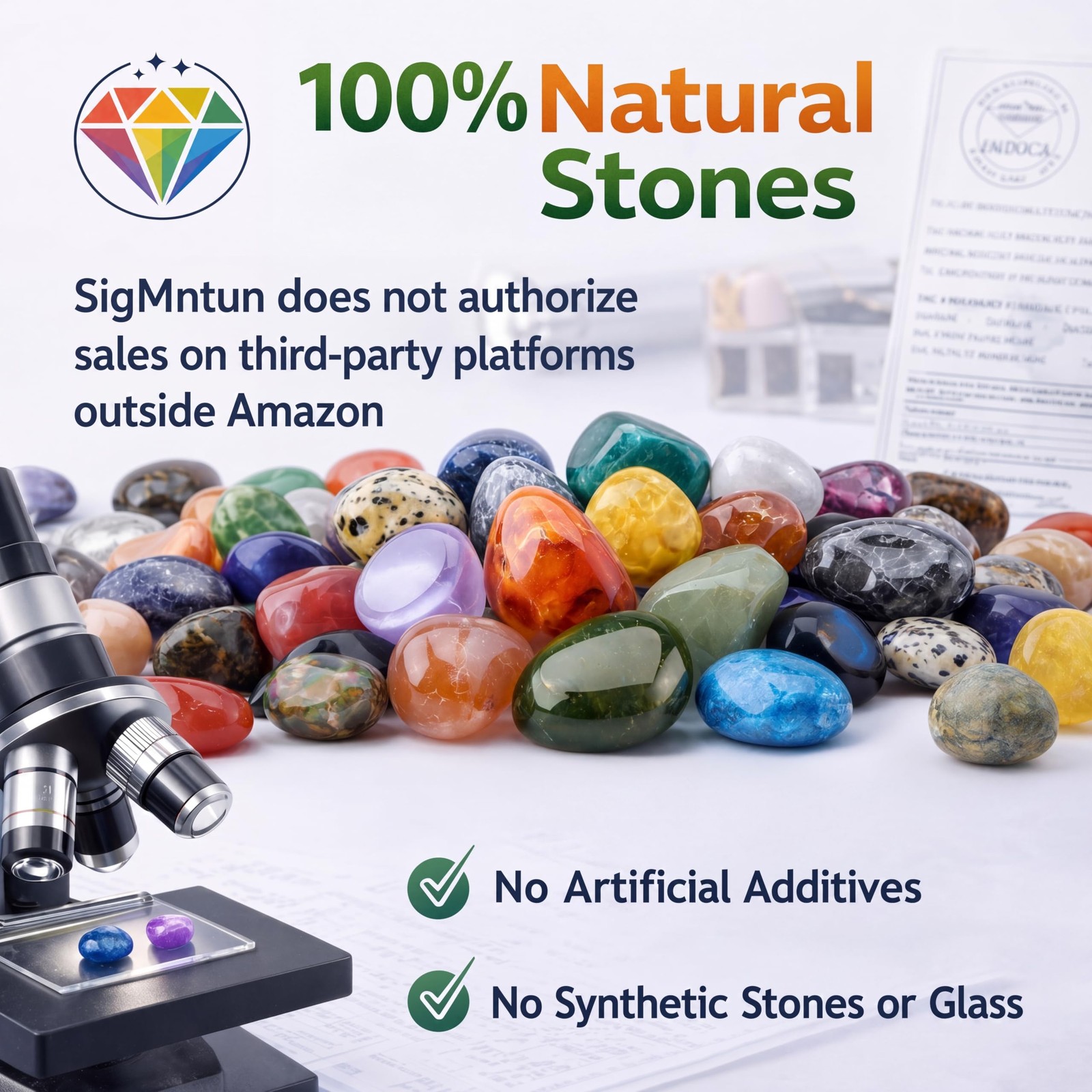 Polished Healing Crystal Stone Set, 72 Pcs Handpicked Tumbled 0.5″ Multicolor