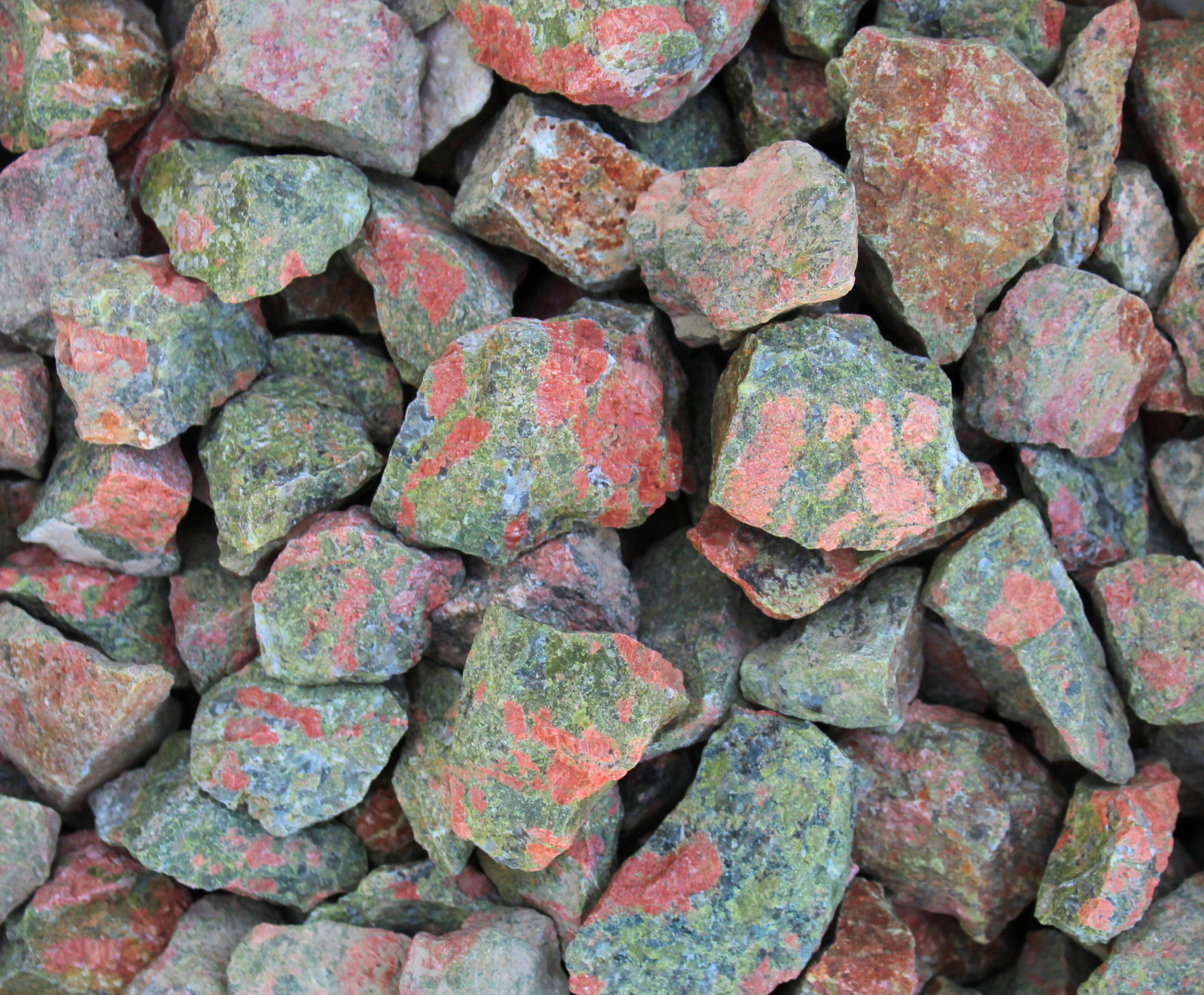 Unakite – Rough Rocks for Tumbling – Bulk Wholesale 1LB options