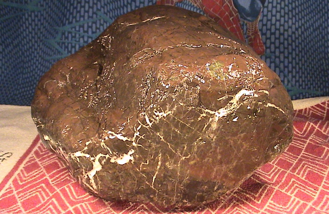 Red Bloodstone Jasper Boulder #R418, Lapidary Rock, 25 LBS, 3 OZ