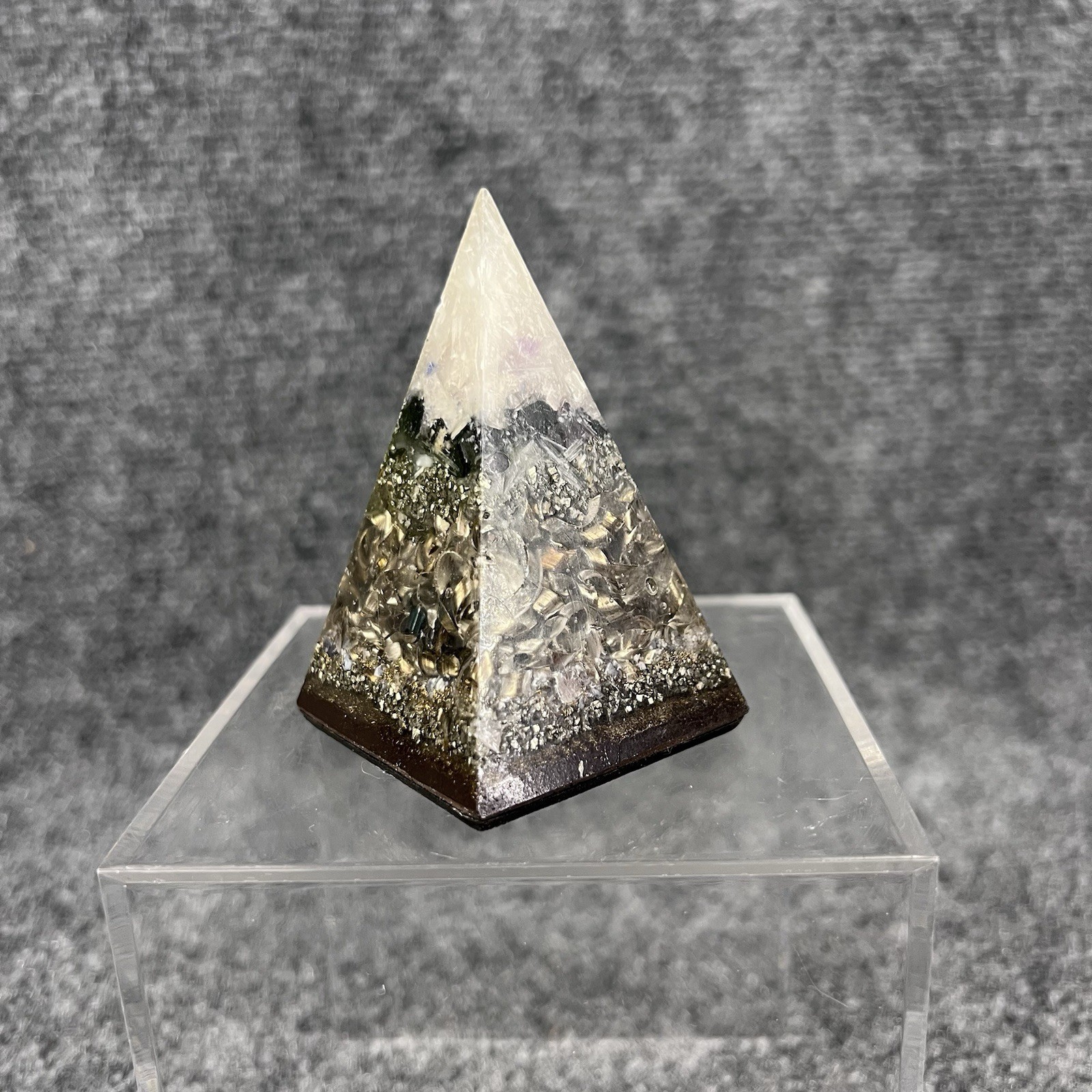Orgonite Resin Energy Crystal Pyramid 3.25” x 2”